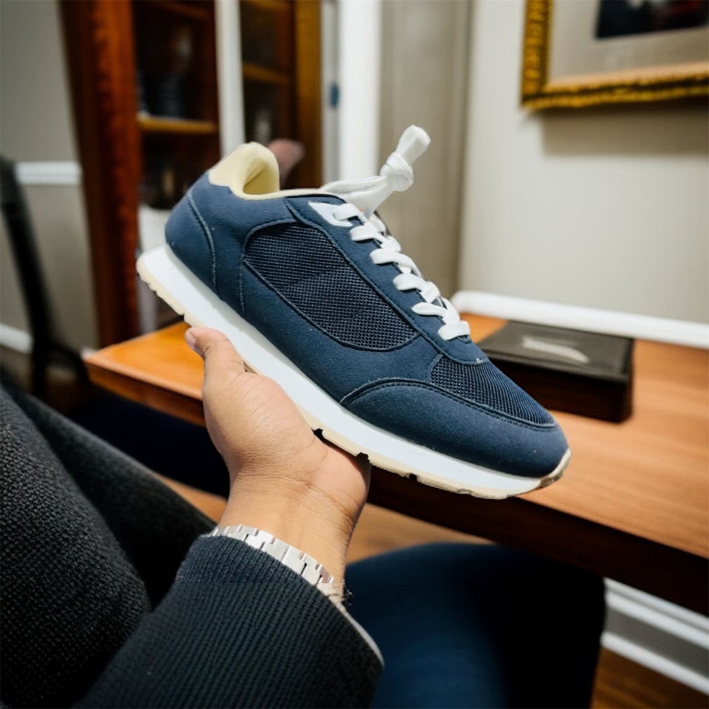 Navy Blue Colour Esmara Original Export Sneaker like Pegasus (393)