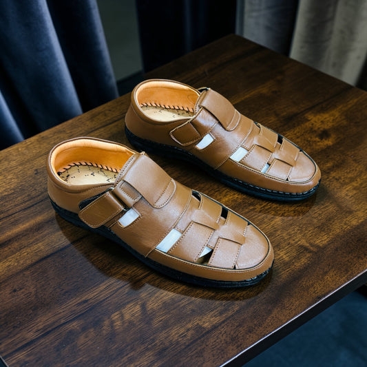 Premium Cow Leather Close Sacci Sendals (469)