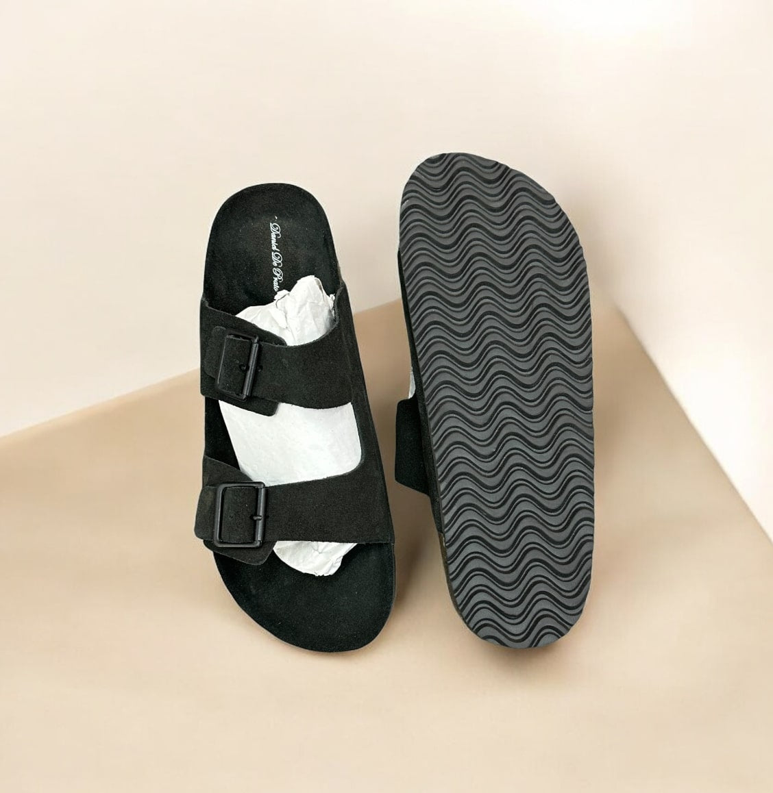 Old Money Aesthetic Design Double-Strap Sandals (S-07)