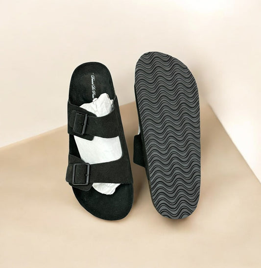 Old Money Aesthetic Design Double-Strap Sandals (S-07)