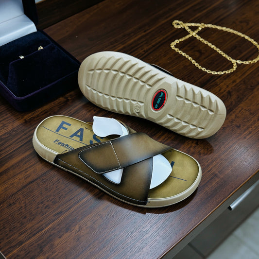 Exclusive Cross Belt Leather Sandals(475)