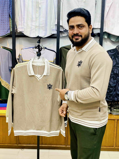 Micro Pique Knit – Old Money Classic Polo