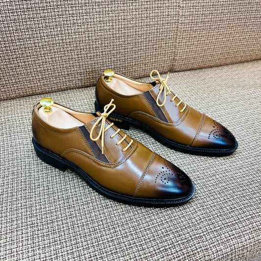 Genuine Cow Leather Oxford Formal Shoes –Master (455)