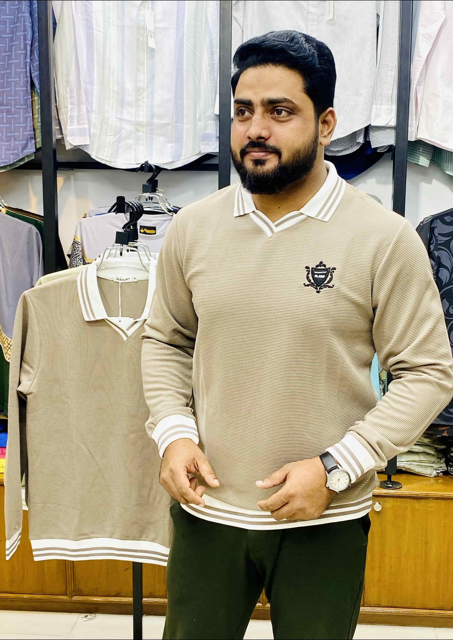 Micro Pique Knit – Old Money Classic Polo