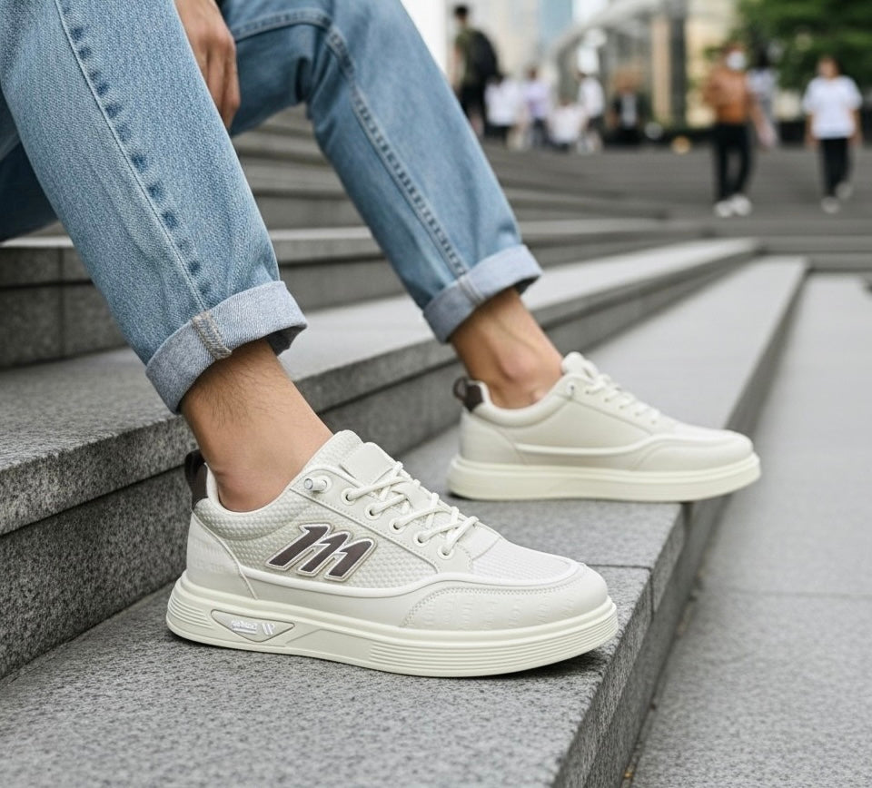 (Socks ফ্রি) Smart Slip-On Lace Comfort Styles Soft Sneakers (415)