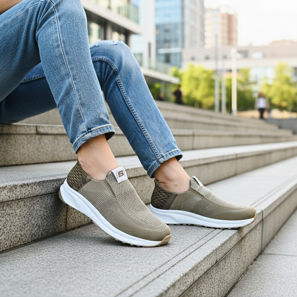 (Socks ফ্রি) Easy Slip-On Ultra Soft Comfortable Skechers Collection (423)