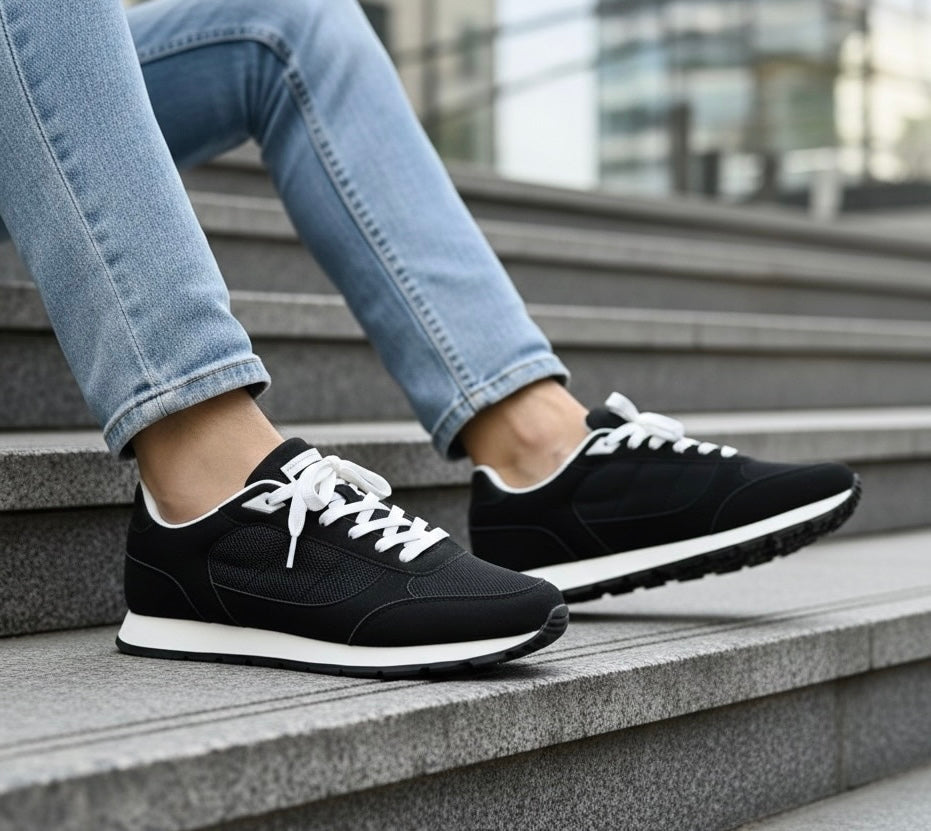 Black Colour Esmara Original Export Sneaker like Pegasus (394)