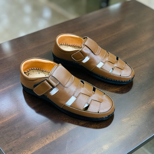 Premium Cow Leather Close Sacci Sendals (469)