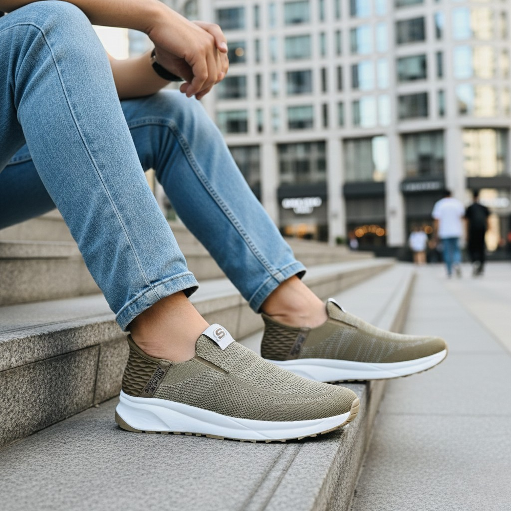 (Socks ফ্রি) Easy Slip-On Ultra Soft Comfortable Skechers Collection (423)