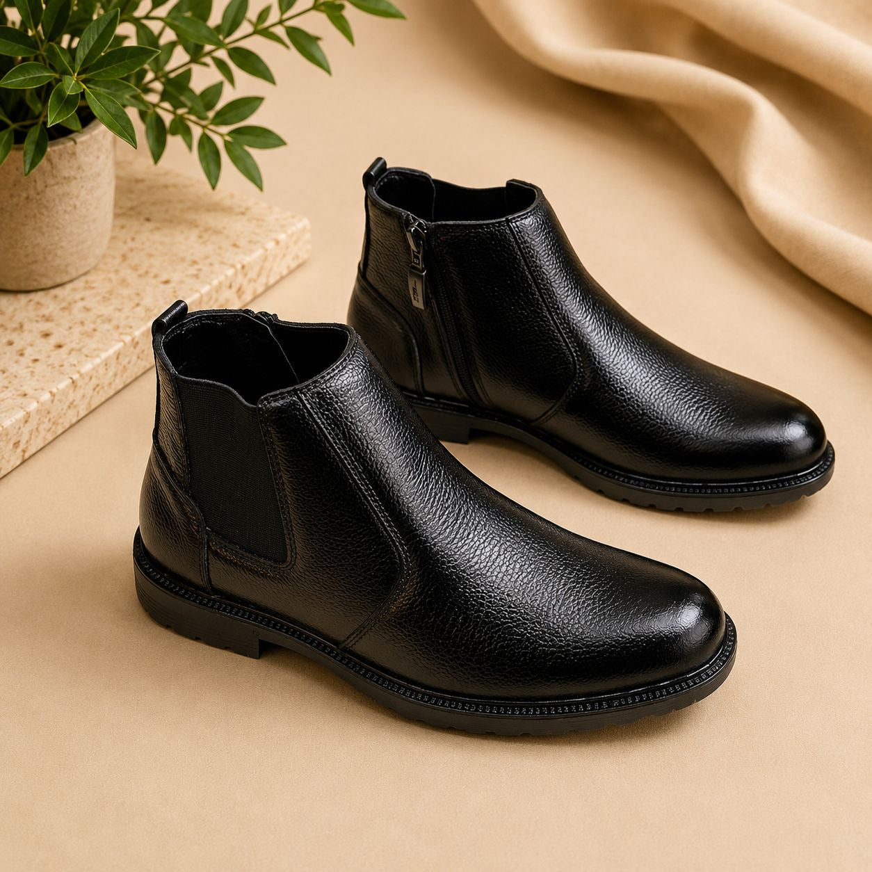 Original Cow Leather Chelsea Boot – Soft, Comfort, Gorgeous looks (422)