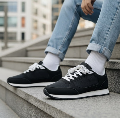 Black Colour Esmara Original Export Sneaker like Pegasus (394)