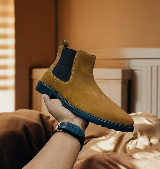 Original Cow Leather Royal Export Quality Timberland Chelsea Boots (C-351)