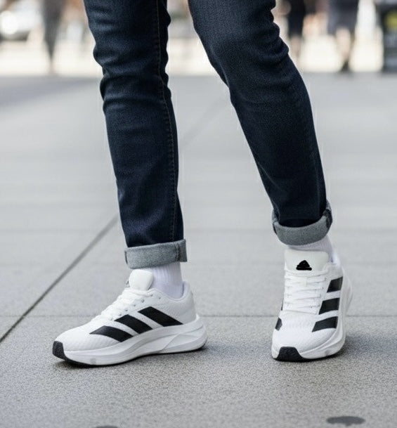 (𝐒𝐨𝐜𝐤𝐬 ফ্রি) Super Premium Quality Branded Sneaker (S-375)