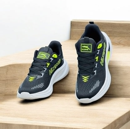 HLONG MotionRush Stylish Comfort Sneaker Black Color (S-20)