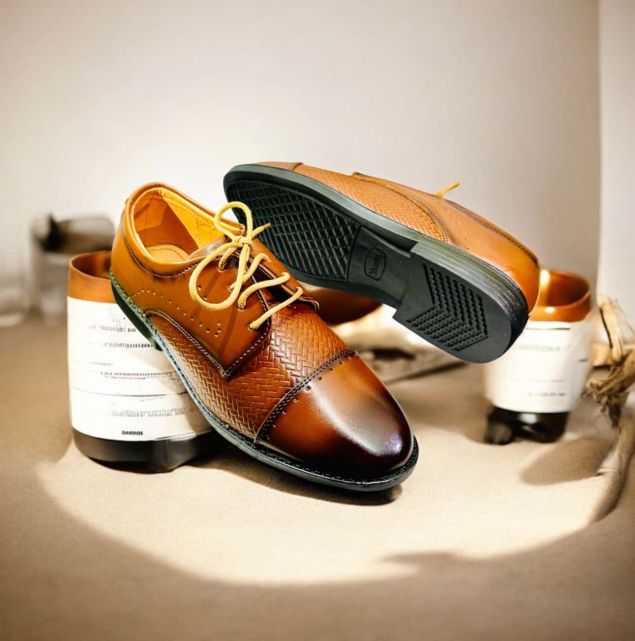 Premium Oxford Formal Shoes with Ribbon (F-97)