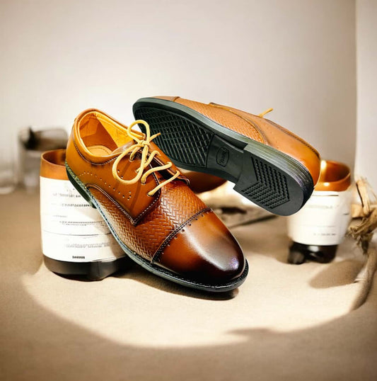 Premium Oxford Formal Shoes with Ribbon (F-97)