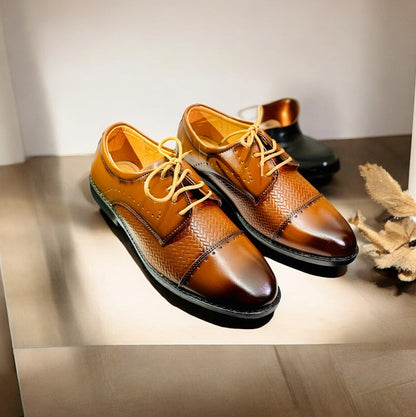 Premium Oxford Formal Shoes with Ribbon (F-97)