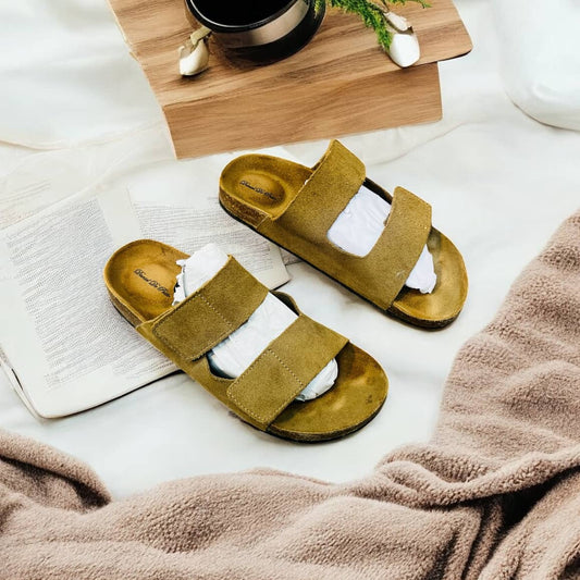 Old Money Aesthetic Design Double-Strap Sandals (S-05)